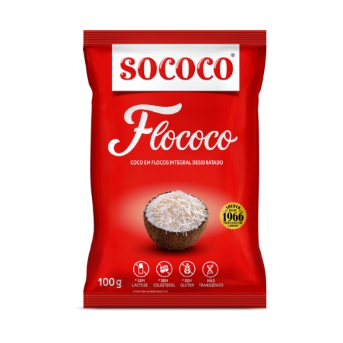 Coco em Flocos Sococo Flococo 100g