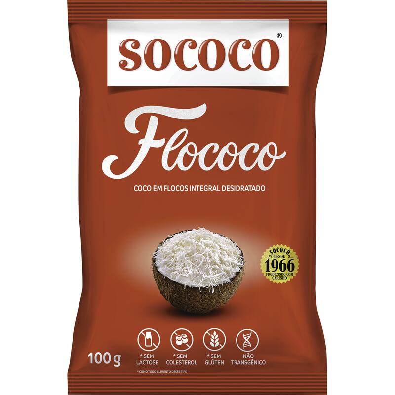 Coco em Flocos Sococo Flococo 100g
