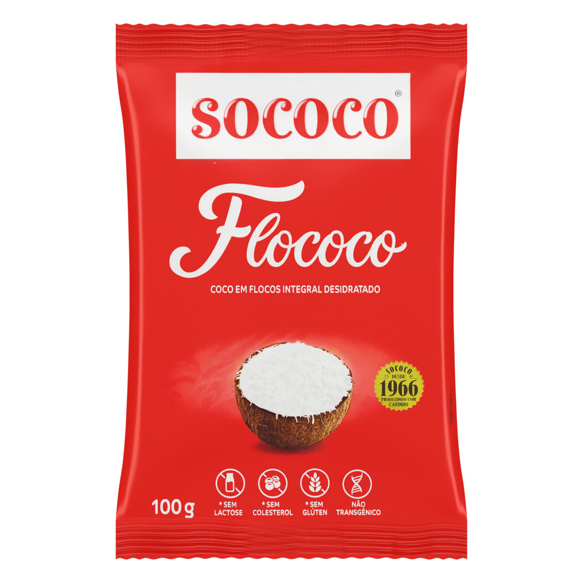 Coco em Flocos Sococo Flococo 100g