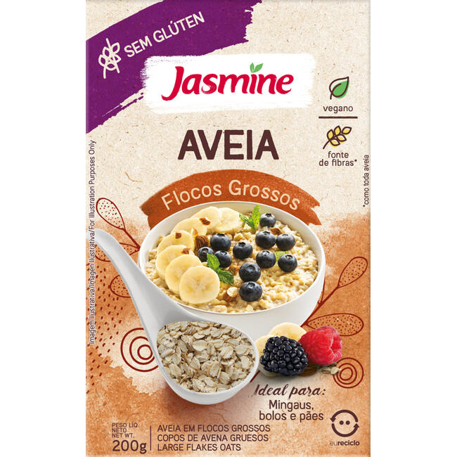 Aveia Jasmine Flocos Grossos 200g