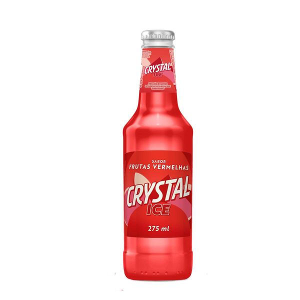 Bebida Mista Ice Crystal 275ml - Frutas Vermelhas - Long Neck