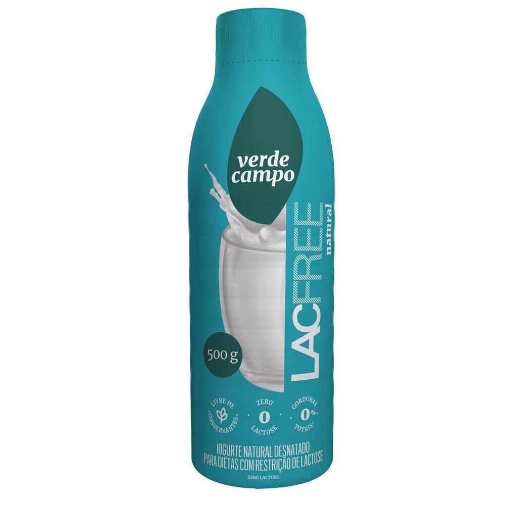 Iogurte VERDE CAMPO Lac Free Desnatado sem Lactose 500g