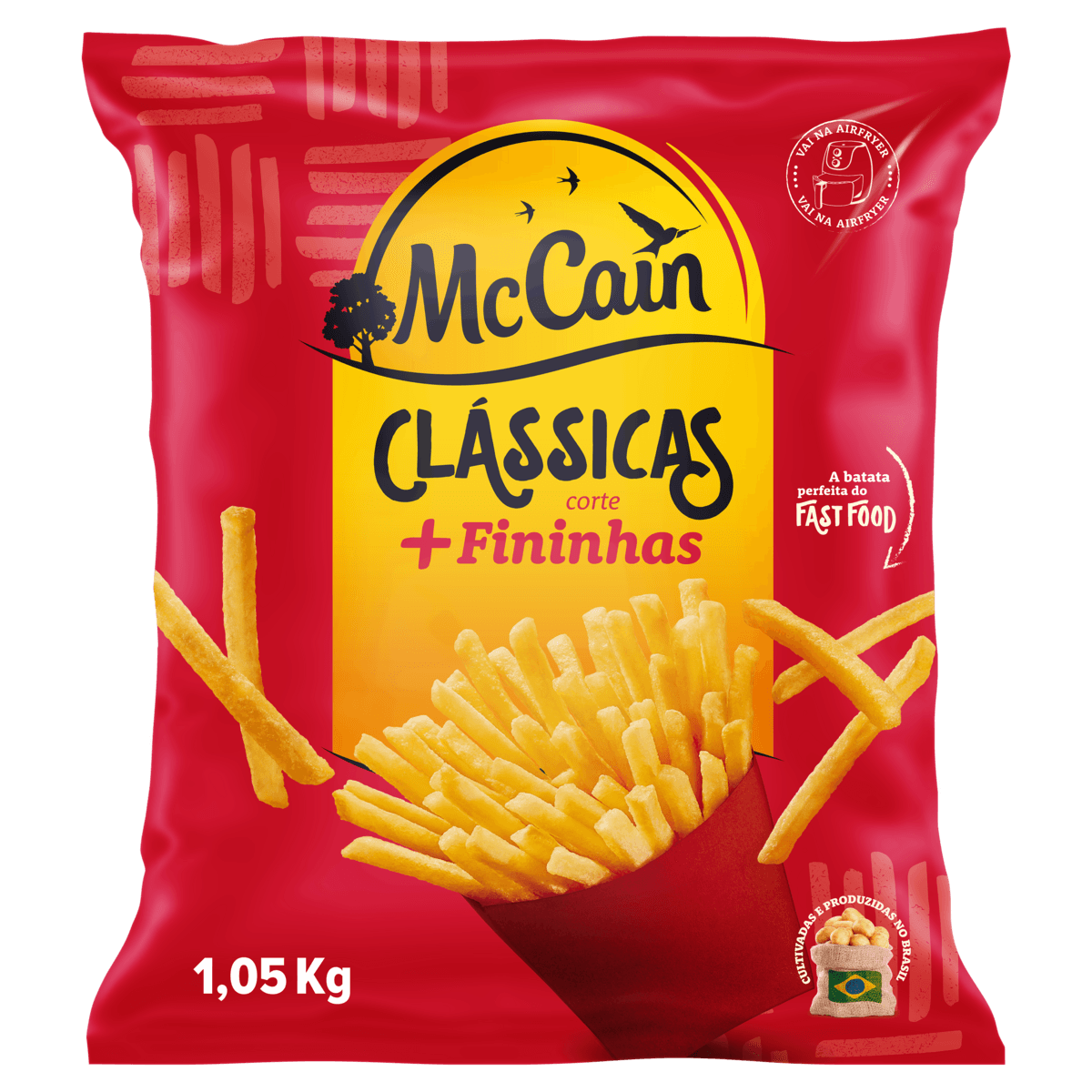 Batata McCain Clássicas +Fininhas 1,05kg