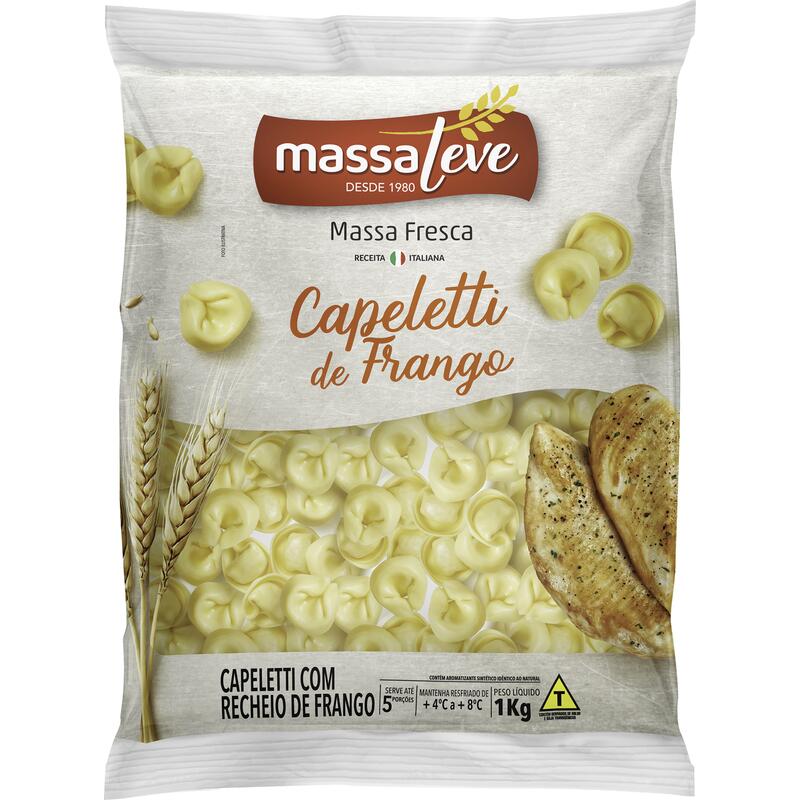Capeletti Massa Leve Frango 1kg