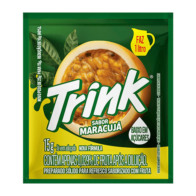 Refresco em Pó Trink Maracujá 15g