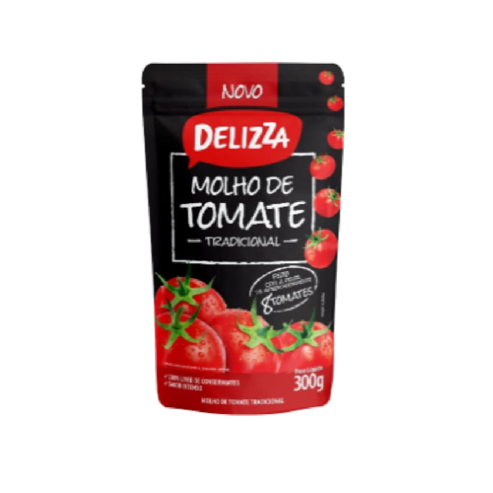 Molho Delizza Refogado St Up 300g