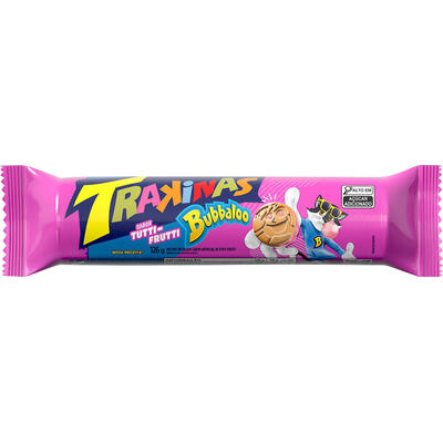 Biscoito Recheado Trakinas Tutti-Frutti 126g
