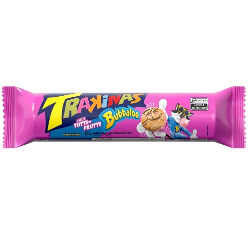 Biscoito Recheado Trakinas Tutti-Frutti 126g