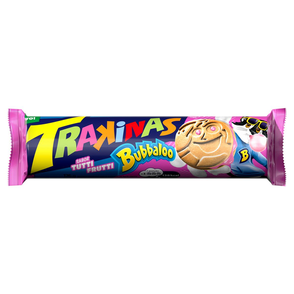 Biscoito Recheado Trakinas Tutti-Frutti 126g