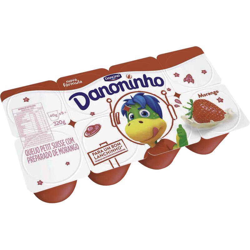 Petit Suisse Danoninho Morango 320g