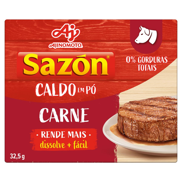 Caldo em Pó SAZON de Carne 32.5g