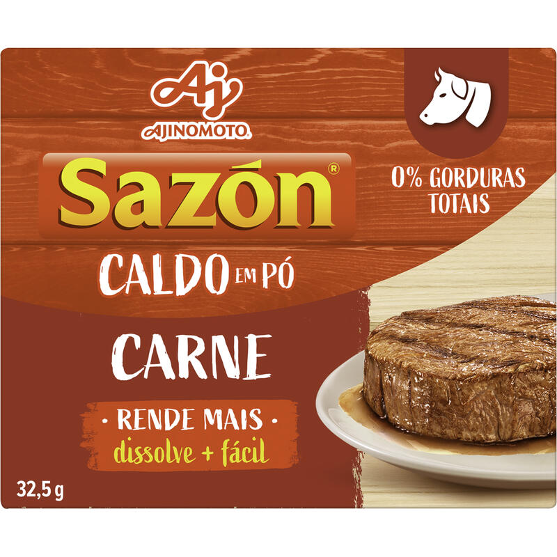 Caldo em Pó SAZON de Carne 32.5g