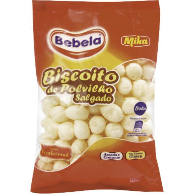 Biscoito de Polvilho Bebela Bolinha 80g