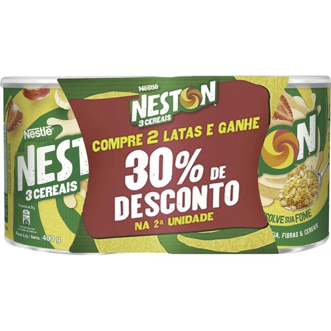 Neston 3 Cereais 2x400g