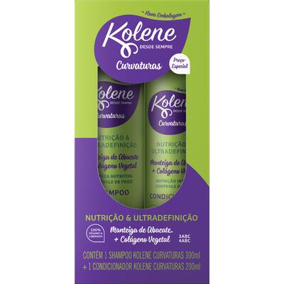 Kit Kolene Shampoo + Condicionador Curvaturas
