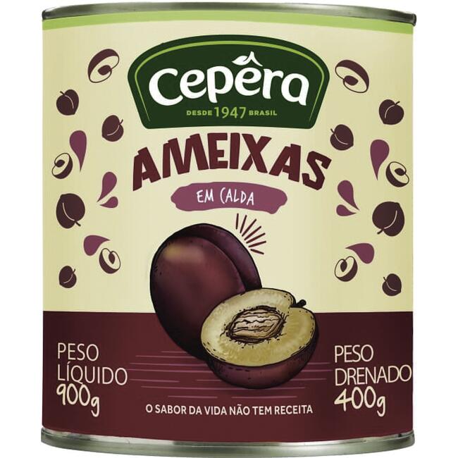 Ameixas em Calda Cepêra 400g
