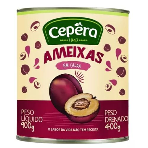 Ameixas em Calda Cepêra 400g
