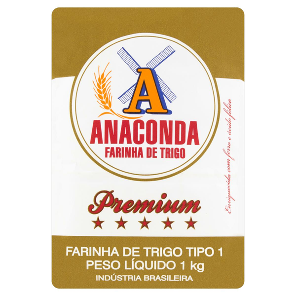 Farinha de Trigo Anaconda Premium 1kg