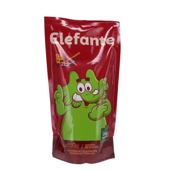 EXTRATO TOMATE ELEFANTE 850G S