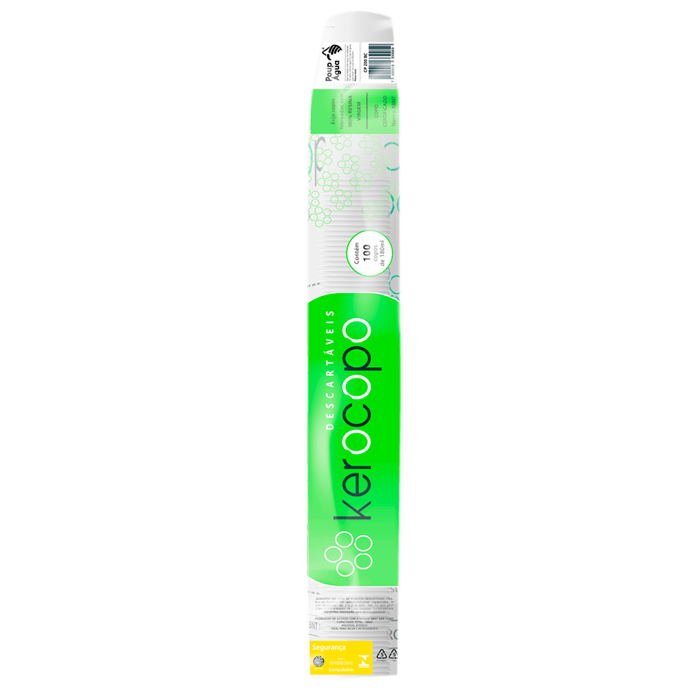 Copo Kerocopo Descartável 180ml