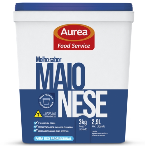 Maionese Aurea Uso Profissional 3kg