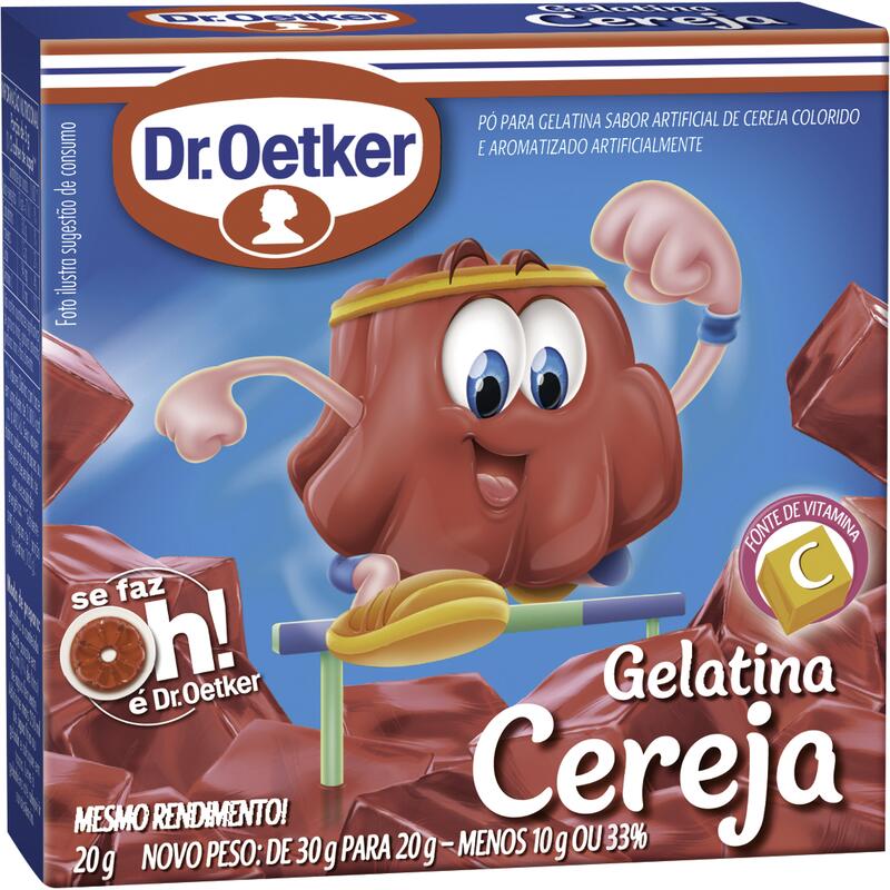 Gelatina Dr. Oetker Cereja 30g