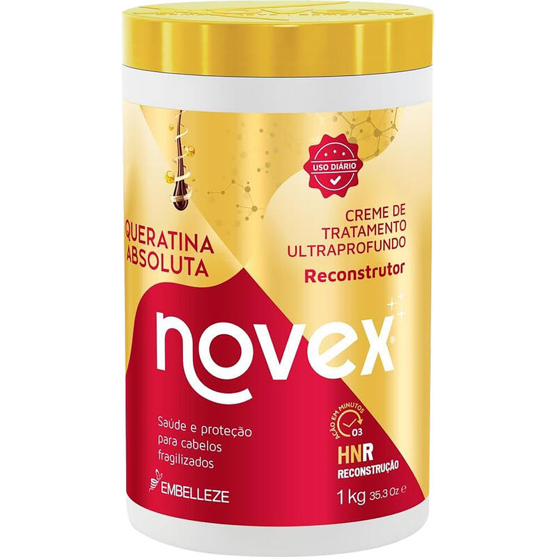 Creme de Tratamento para Cabelo Novex Queratina abs 1kg