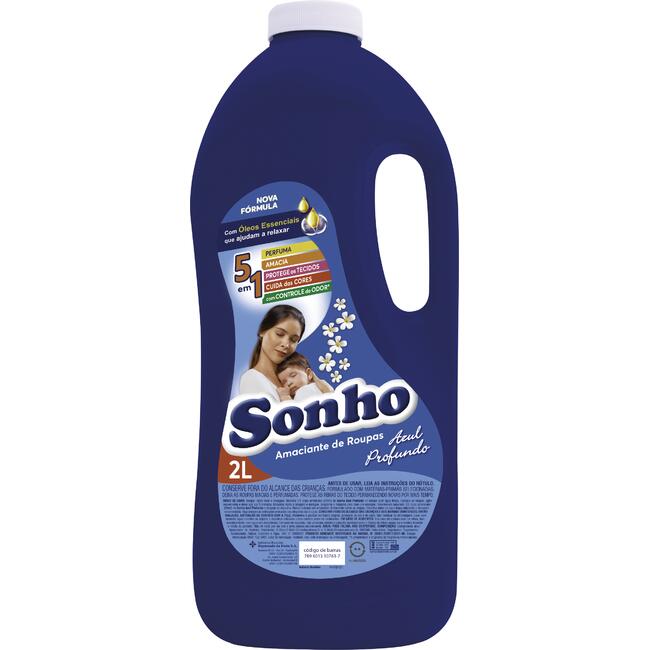 Amaciante para Roupas Sonho Azul profundo 2L