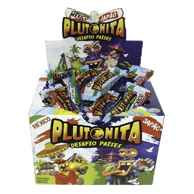 Chiclete Arcor Plutonita Paises 200g