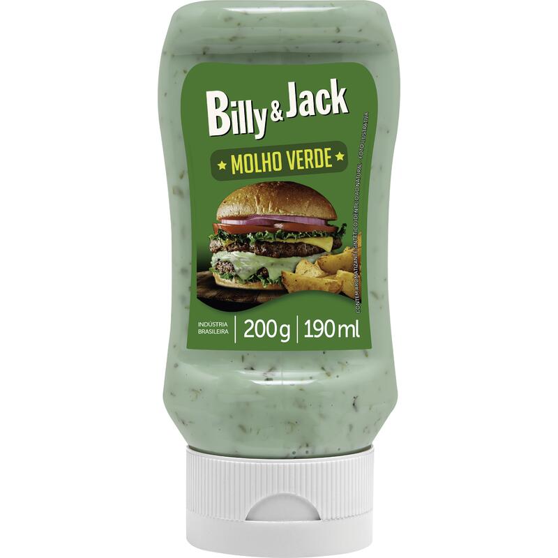 Molho Verde Billy e Jack 200g