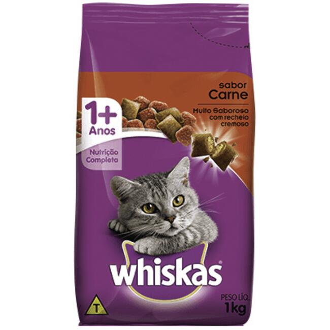 Alimento para Gatos Whiskas Carne 1kg