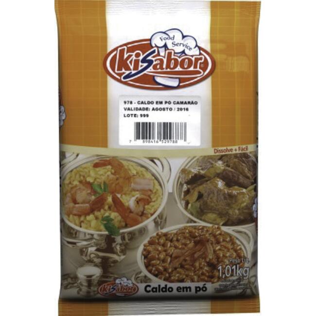 Caldo em Pó Kisabor Camarão 1,01kg