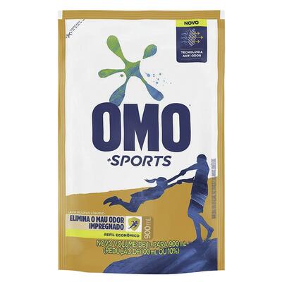Lava Roupa Líquido Omo Sports 900ml