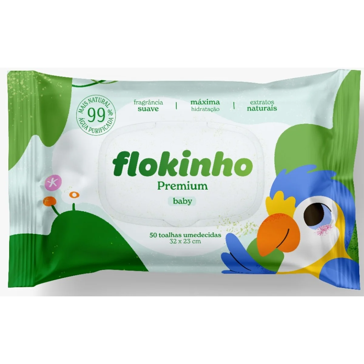 Pacote Promocional Flokinho Premium 4 pacotes com 50 un. cada.