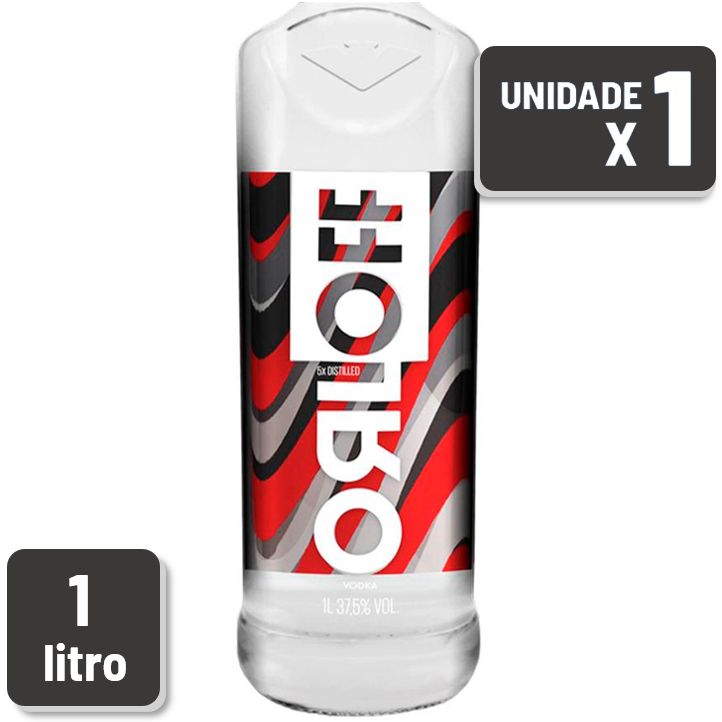 Vodka Orloff Garrafa Vidro 1L