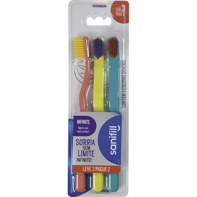 Escova Dental Sanifill Infinite 3 un