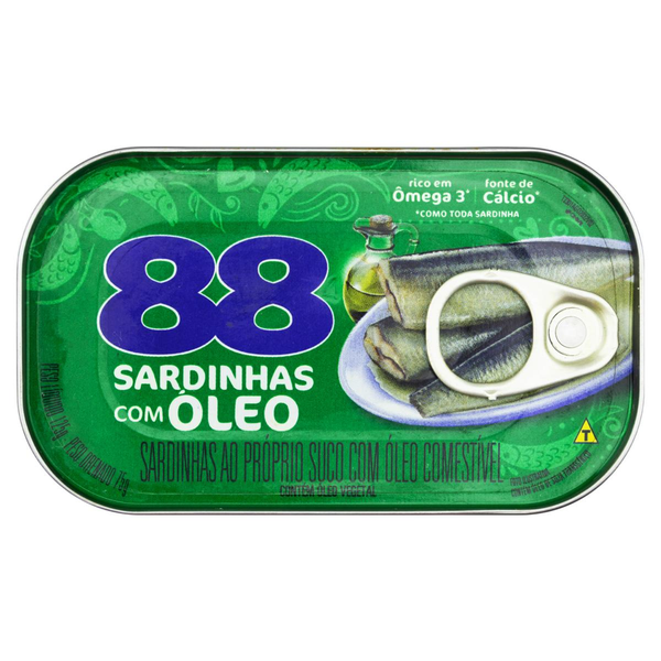 Sardinha 88 Oléo 125g