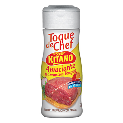 Amaciante de Carne Temperado Kitano Tempero do Chef 120g