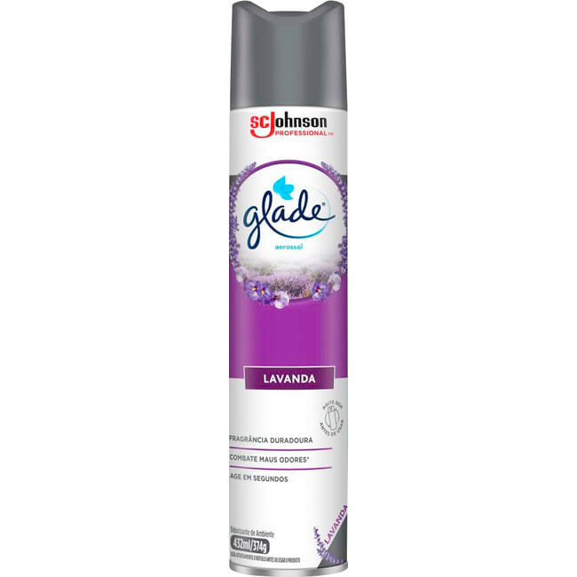 Desodorizador Aerossol Glade Lavanda 432ml