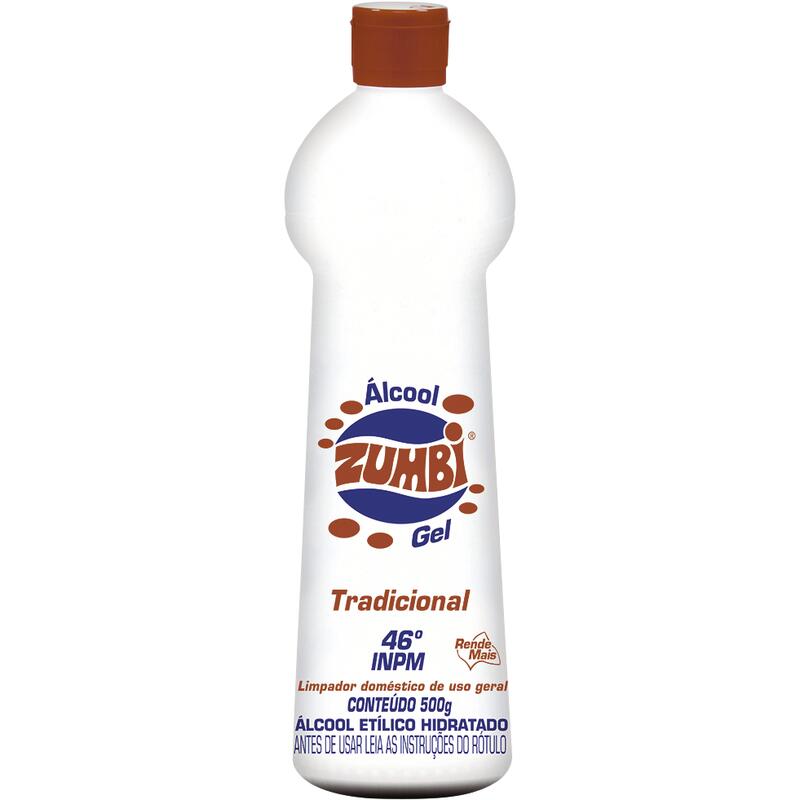Álcool em Gel Zumbi 500g - 46º INPM